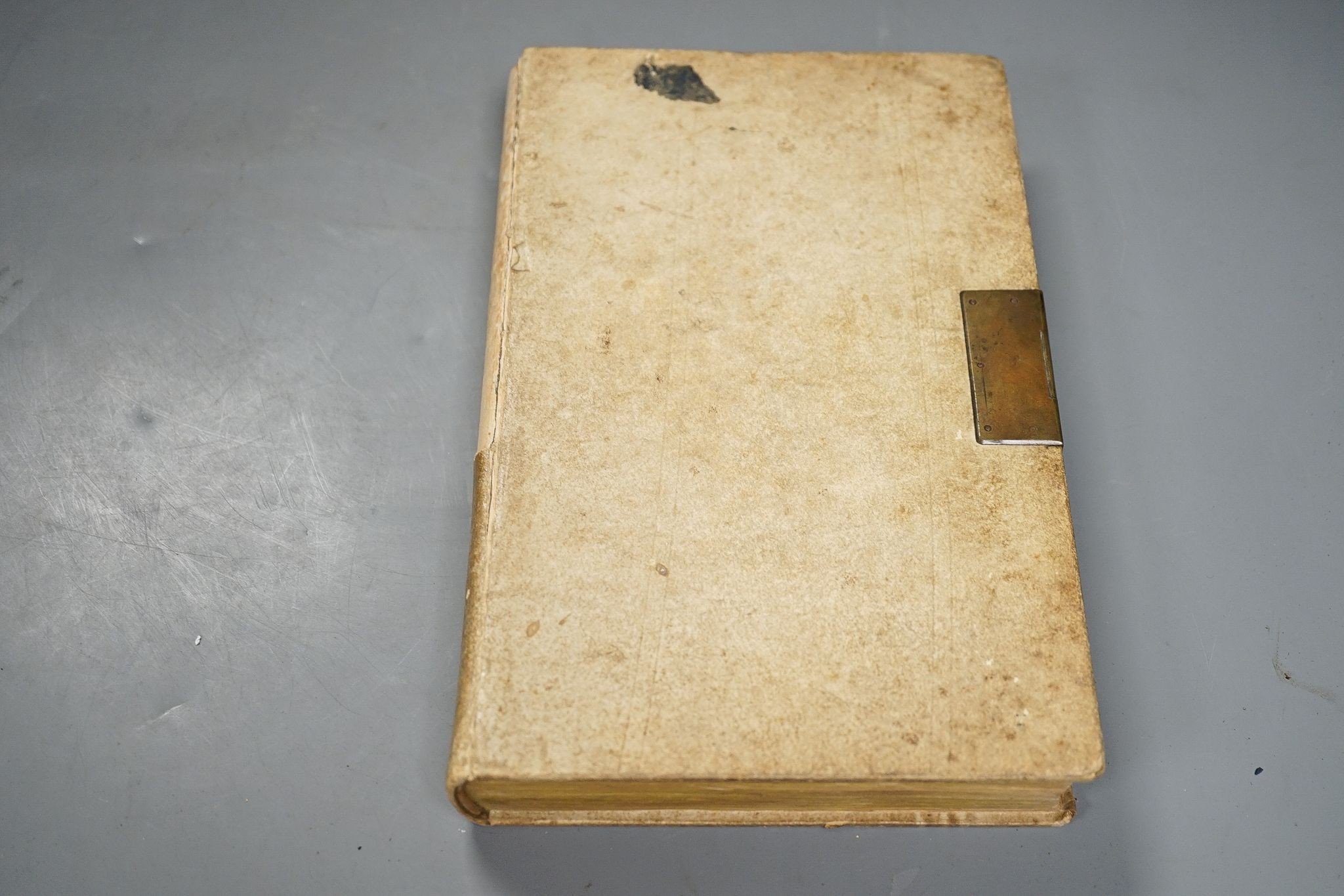 An early 19th century vellum bound hand-written account of a Grand Tour c.1830